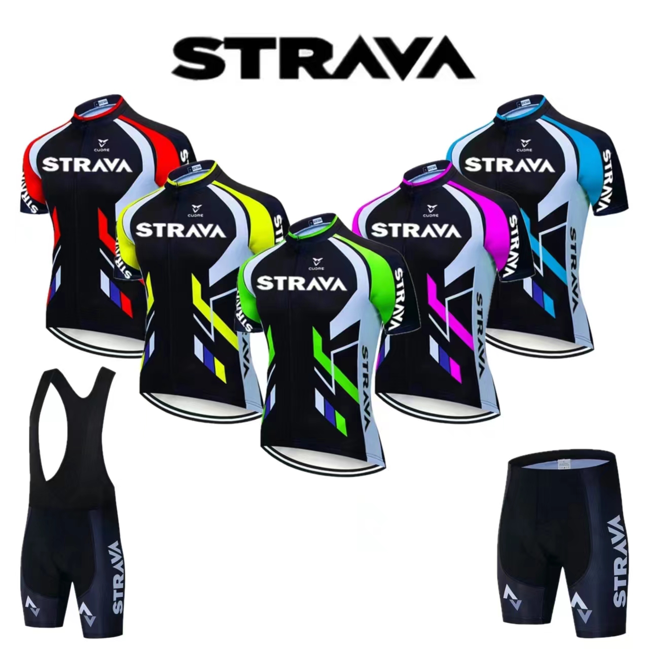 Mountain Biking Overalls - Strava bicicleta conjunto camisa verão ciclismo