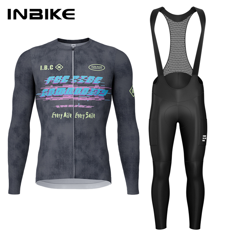 Mountain Biking Overalls - Inbike primavera outono conjunto de ciclismo