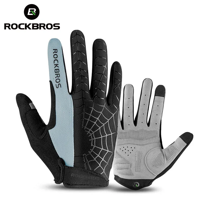 Mountain Biking Gear For Men - Rockbros primavera luvas de ciclismo dedo
