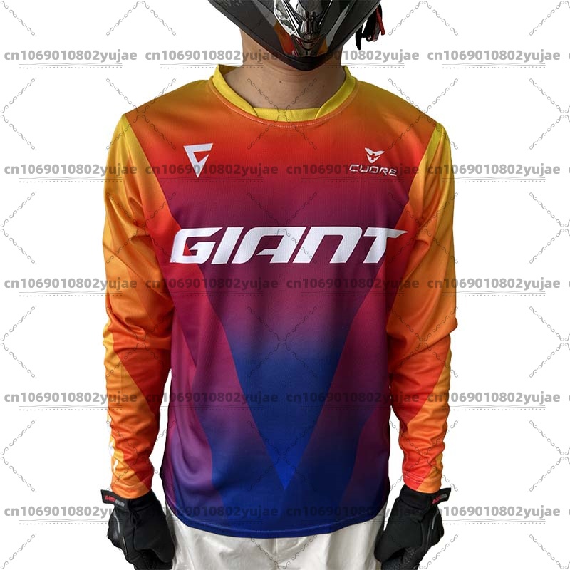 Mountain Biking Gear For Men - Camisa de ciclismo gigante de manga