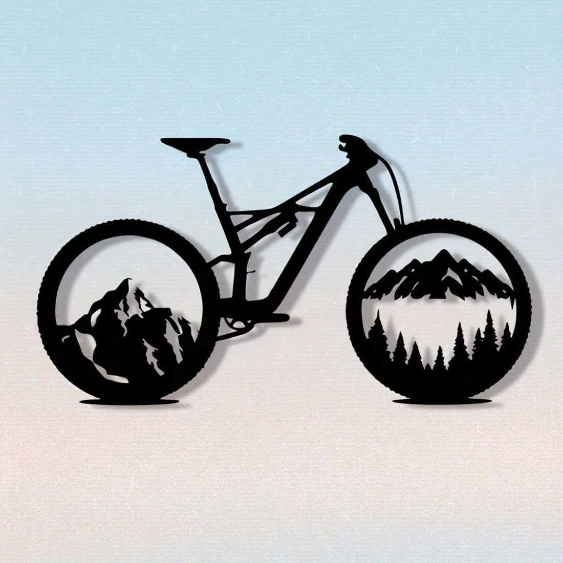 Mountain Biking Gifts - Arte de pneu de mountain bike