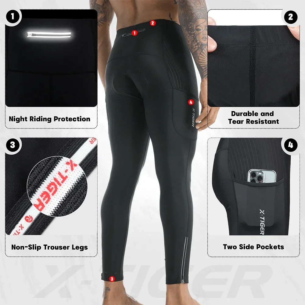 X-TIGRE-Leggings de ciclismo p - Mountain Biking Overalls avaliação e preço