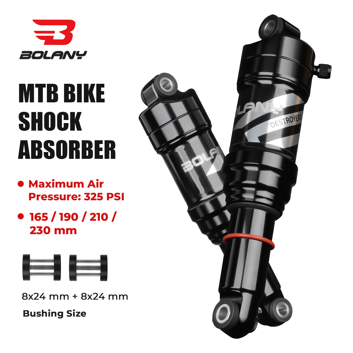 Amortecedor Traseiro de Ar BOL - Mountain Biking Overalls avaliação e preço