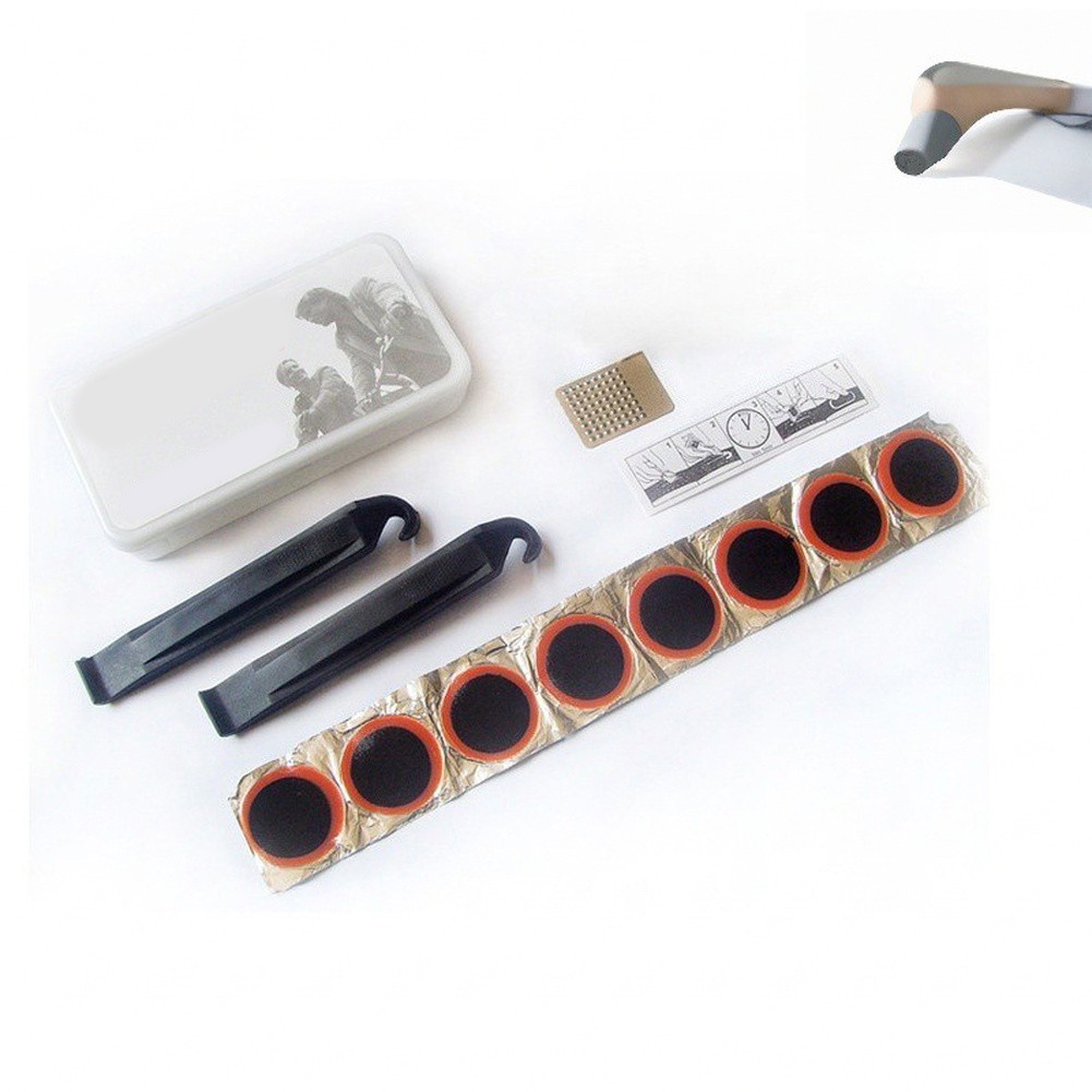 Kit de Reparo de Pneus de Bici - Mountain Biking Kit avaliação e preço